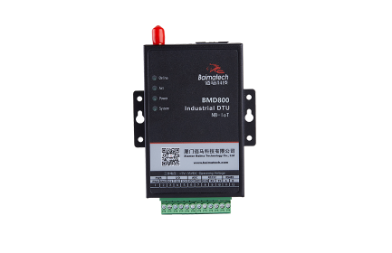 BMD800 NB-IoT 無線數(shù)傳DTU，基于NB-IoT網(wǎng)絡(luò)提供窄帶無線通信與低速率數(shù)據(jù)傳輸。NB-IoT物聯(lián)網(wǎng)終端，具有連接量大，覆蓋面廣，穿透性好，功耗低、成本低等強(qiáng)大優(yōu)勢(shì)。